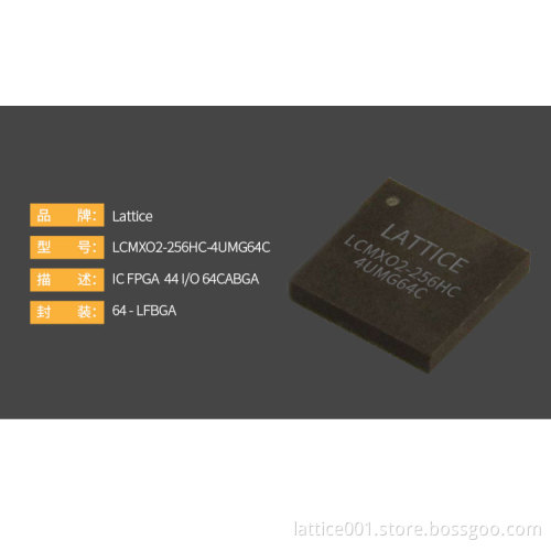 LATTICE  FPGA  IC  LCMXO2-256HC-4UMG64C